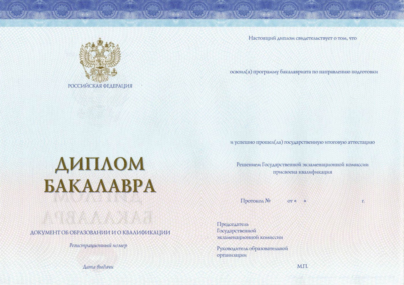 Спецбланк бакалавра